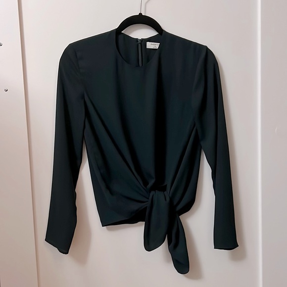 Babaton XS forest green blouse. - Picture 1 of 4